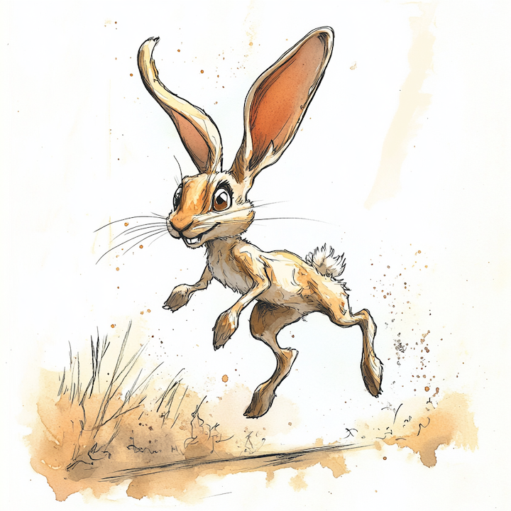 “Rabbit” | Unusual Colors – Digital and AI art